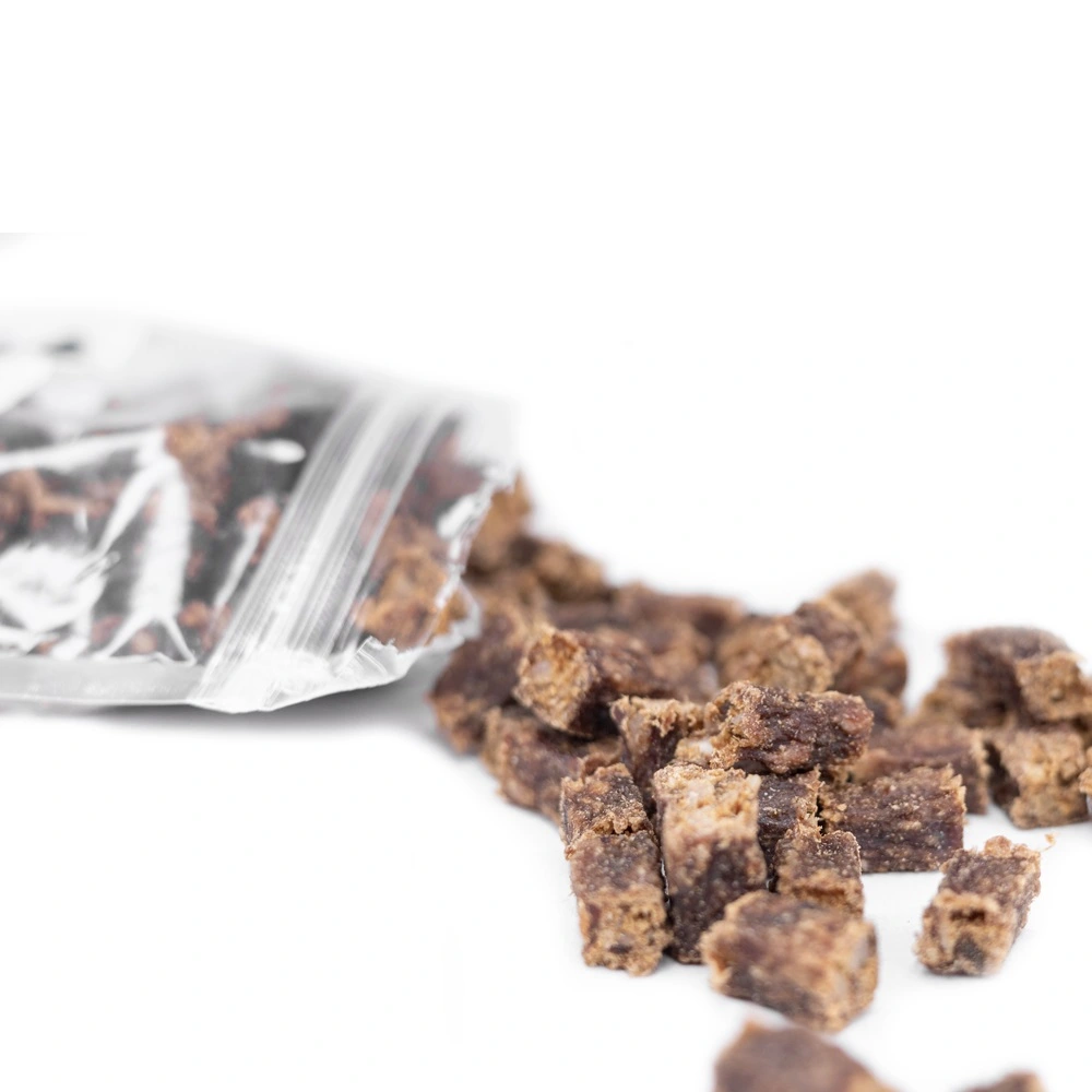 Snackit Bløde Krondyr terninger 100 g - kornfri hundesnacks